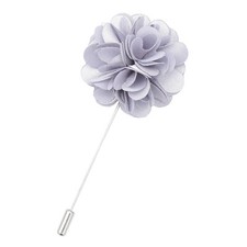 Mens Lapel Pin Plain Satin