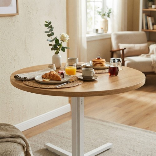 Chic golden oak round table - round,