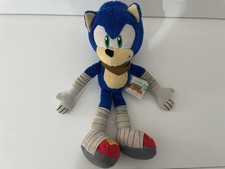 RARE SONIC BOOM 8 INCH SONIC THE HEDGEHOG PLUSH SOFT TOY TOMY 2014 SEGA OFFICIAL
