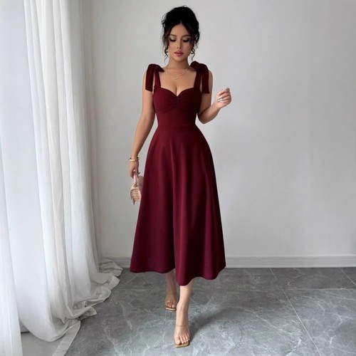 Lace waist cinching maxi - lace-up, waist-cinching