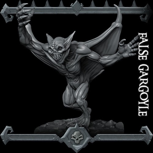 False gargoyle beast - gargoyle, resin