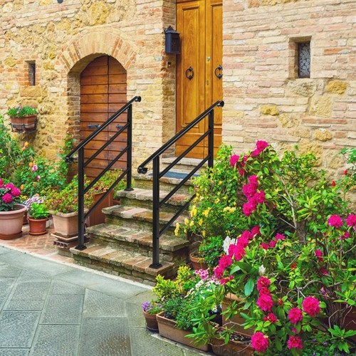 Wrought iron handrail - iron, for