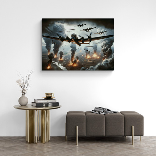 Ww2 bomber canvas - bomber,