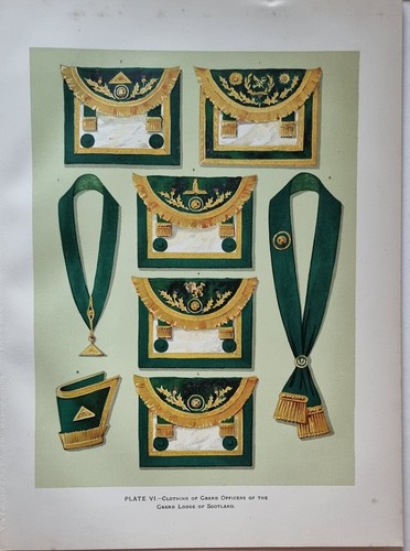 1886 freemasonry print - freemasonry,