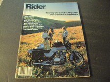   Rider Aug 1982 Harley