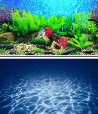 Aquarium Fish Tank Background 2 Sides - 80cm High 2 to 10 FT Lengths