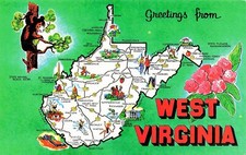 West Virginia State Map