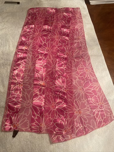 Pink floral - 58”, 12”