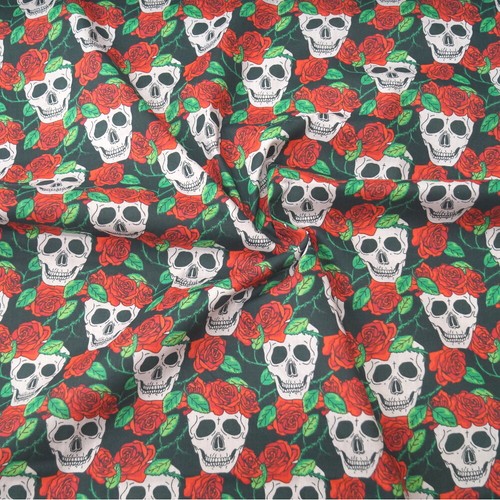 Polycotton fabric halloween - fabric,