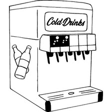 'Cold Drinks Soda Machine'