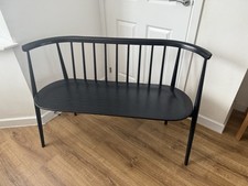 Ercol Heritage Loveseat in Black in Fantastic Condition model 4342 