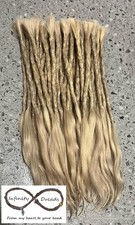 Blonde Human Hair Dreads Dreadlocks Loc Extensions