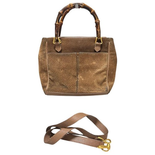 Gucci bamboo suede way - bamboo,