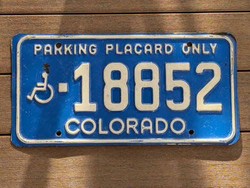 Vintage colorado handicapped - colorado,