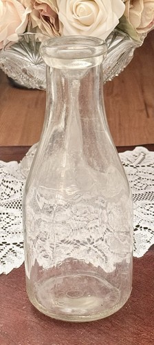 Vintage glass milk - vintage,