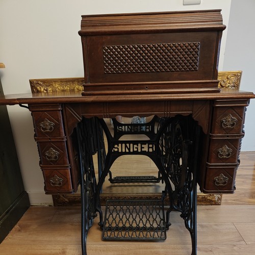 Antique singer treadle - antique,