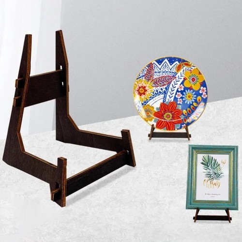 Wooden art display - wooden, stand