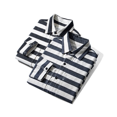Mens amekaji prison striped - mens,