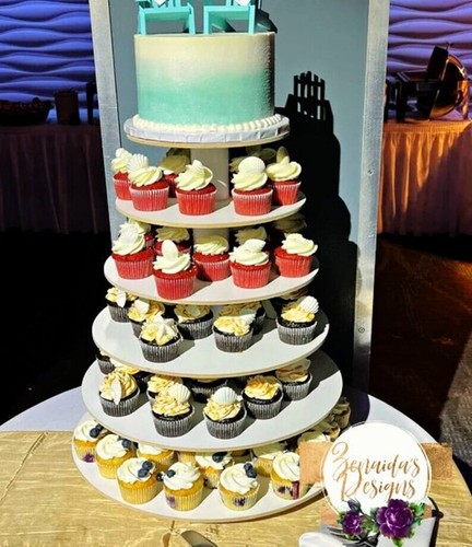 Cupcake stand tier white - 6,