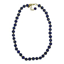 Murano Glass Necklace Blue