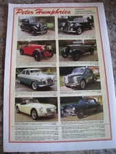 PETER HUMPHRIES CAR STOCK LIST AUSTIN ROLLS HAMPSHIRE 1990 ADVERT A4 FILE 29