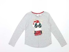 H&M Boys Grey Polyester Blend