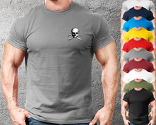 SKULL & CROSSBONES LB GYM T