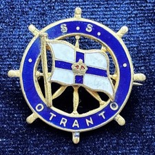 Antique S.S. Otranto Enamel