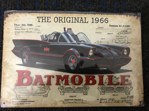 Tin plate garage sign - tin,