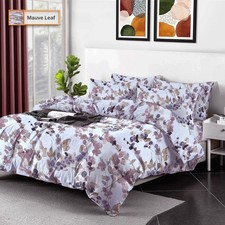 Printed Duvet Set 100% Egyptian Cotton Quilt Cover Bedding Bed Set Double King