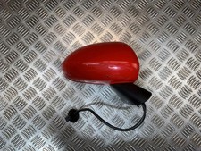 15-19 VAUXHALL CORSA E DRIVER HEATED WING MIRROR RED PAINT GG7/Z50S (SCRATCHED)