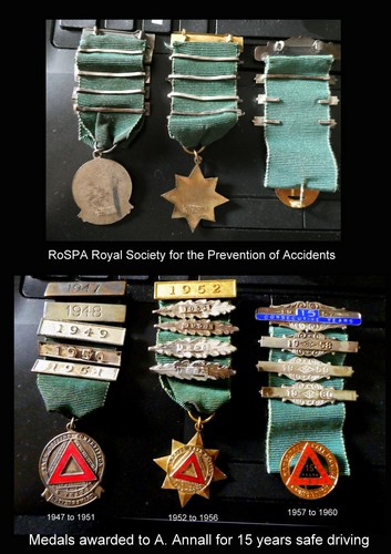 Three rare rospa safe driving - rospa,