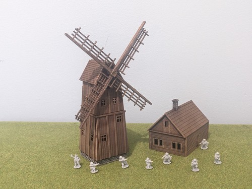 Fully painted 15mm wooden - painted,