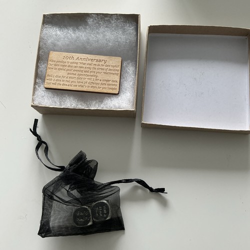 Tin date night dice - date, 10th