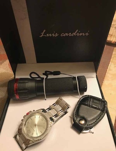 Luis cardini watch gift set - cardini,