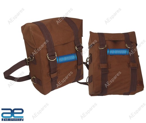 Military pannier brown bags - pannier,