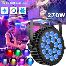 270W RGBW 18 LED Beam PAR Can Light DMX DJ Disco Party Stage Show Spot Lighting