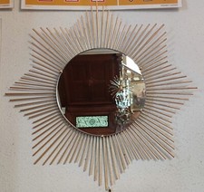 Antique CHATY VALLAURIS style sun mirror/witch mirror/old sun mirror 