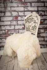 Genuine White/cream Sheepskin