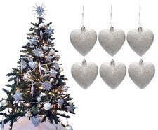 Christmas Tree Heart Baubles