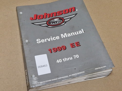 Johnson service manual - service, ee