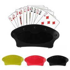 Hands-free plastic playing card holder stand clip bridge card poker seat