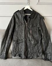L'Art River Island Leather Jacket UK Men's Size Medium M
