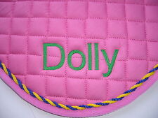 Personalised Saddle Cloths