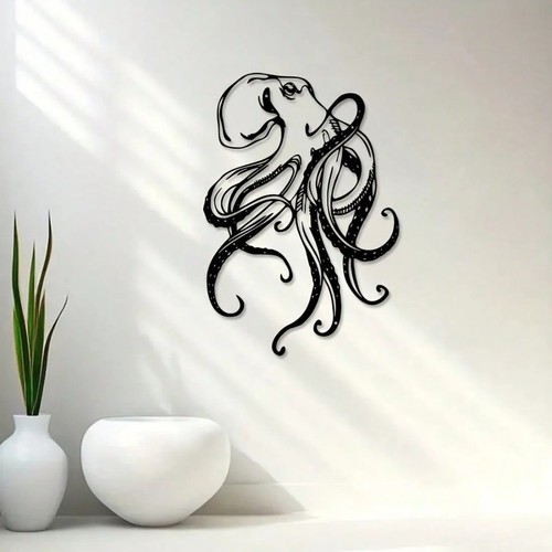 Vintage octopus metal - vintage,