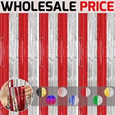 2M FOIL FRINGE TINSEL BACKDROP