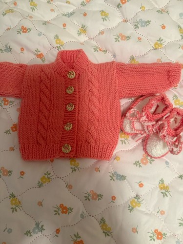 Preemie cardigan and - cardigan,