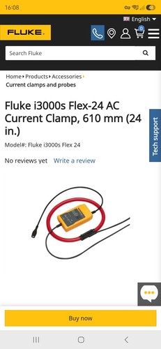 Flex current clamp meter - flex,