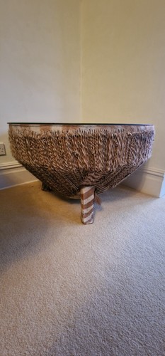 Antique african zebra skin - african,