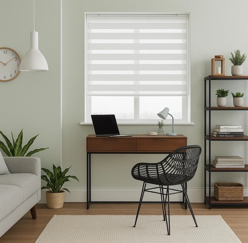 Day night zebra roller blind - day, &